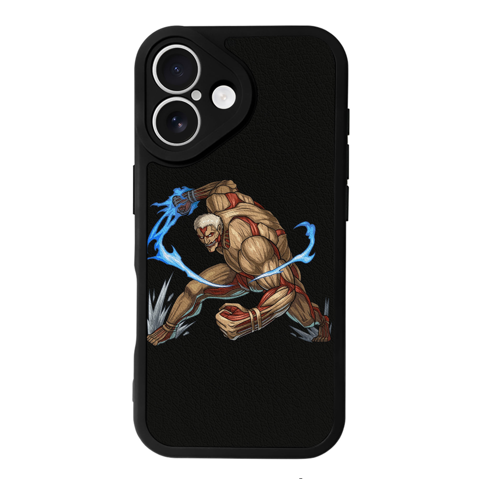 （画像用） 進撃の巨人 Attack on Titan 【iPhone 16シリーズ対応】シリコンスマホケース（レザー調） 材質：シリコン